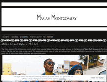Tablet Screenshot of mariahmontgomery.com